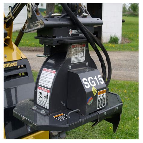 mini skid steer stump grinder for sale|bradco mini stump grinder.